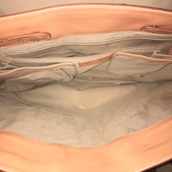 I’m selling 2 cole Haan snakeskin hand bags - Picture 5 of 6